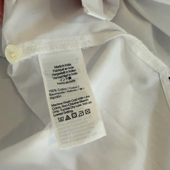 Madewell White Button Down Shirt - Picture 2 of 3